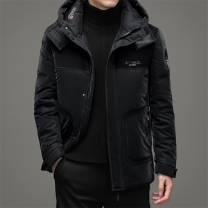 中年男脱卸帽羽绒服男冬季中老年爸爸冬装休闲款外套YLS2107-P305图片