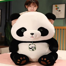 王涛毛绒玩具 十寸吊卡熊猫