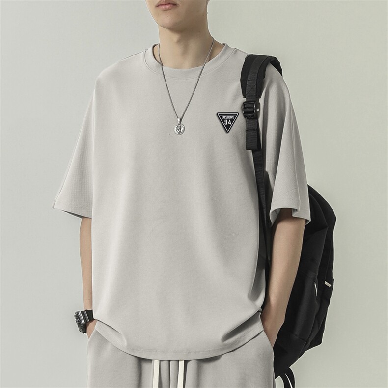 男士夏季薄款速干休闲篮球服夏天t恤短袖帅气TT312-特批-36,男装T恤,星座718