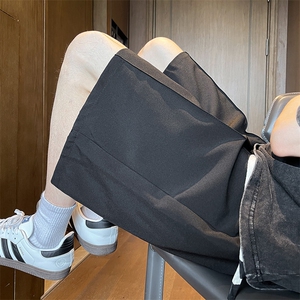 8XL-M 特大码中性松紧腰休闲冰丝西装短裤五分裤百搭凉DK1531P28图片