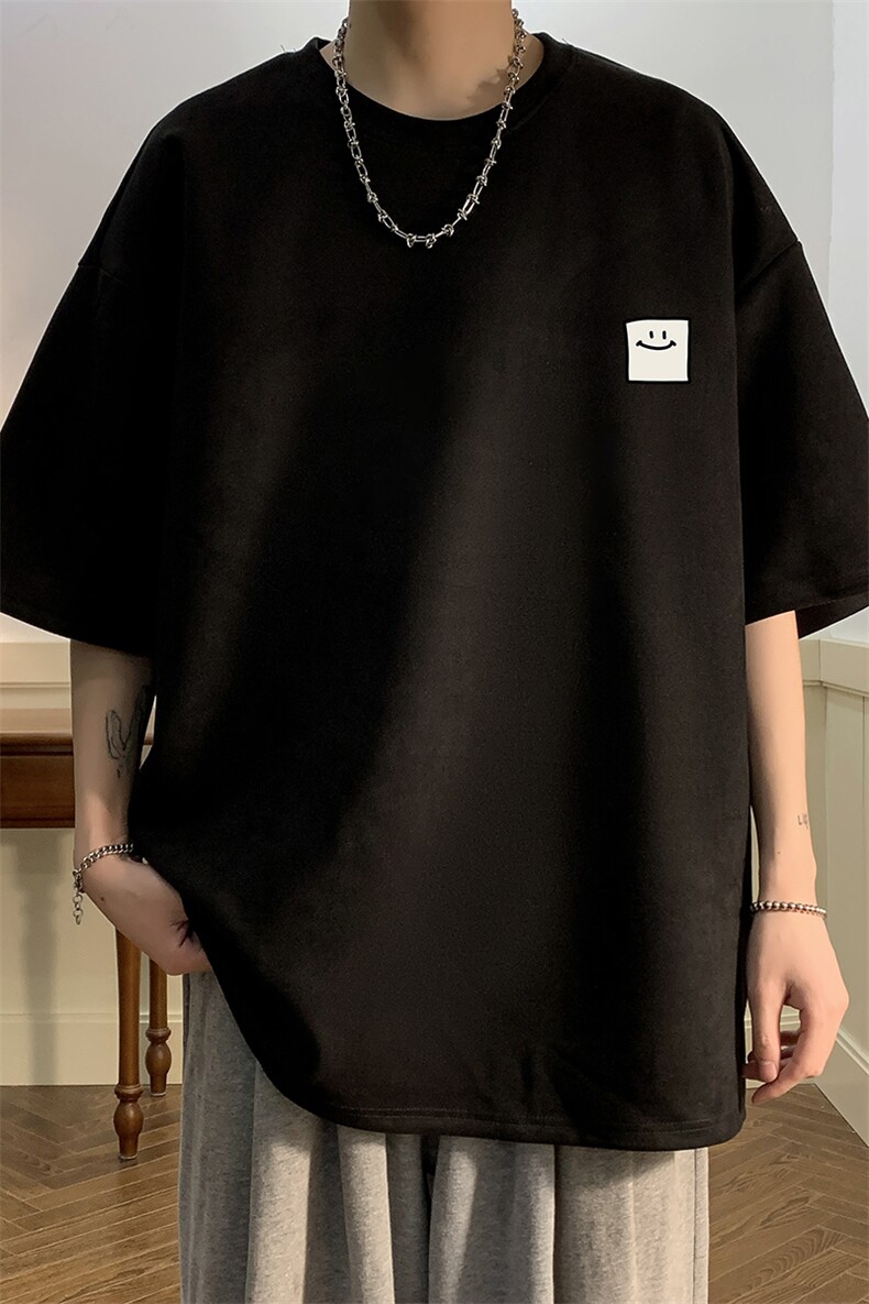 麂皮绒短袖t恤男大码半袖男酒店风JD82316-P25,男装T恤,电商A040