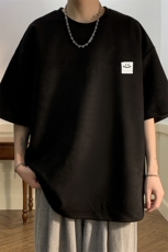 麂皮绒短袖t恤男大码半袖男酒店风JD82316-P25，男装T恤，电商A040