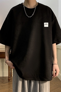 麂皮绒短袖t恤男大码半袖男 酒店风 JD82316-P25图片