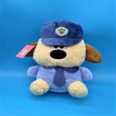 王鹏毛绒玩具 警察狗
