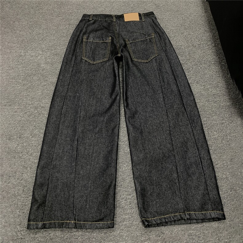 xz905-Z083#P65美式高街宽松阔腿牛仔裤,男装牛仔裤,星座905