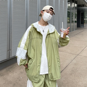 夏季时尚夹克衫防晒衣套装 运动风连帽防晒服男 XZ514-2-1613-P98图片