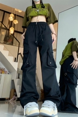 B221秋冬新款美式ins高街小众休闲弹力工装裤LK22055-P65控88，男装休闲裤，电商B221