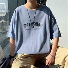 ！2021春夏纯棉男士短袖T恤百搭圆领半袖体恤上衣T236特P20，男装T恤，电商B220