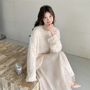 【现货】洋气亮片钉珠宽松上衣B208-9001-P120K178图片