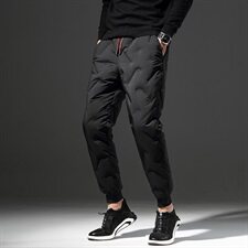 1099-P1402020冬款羽绒裤90白鸭绒男休闲保暖裤子-，男装棉裤，电商A211