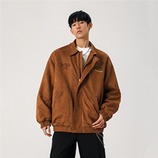 麂皮绒刺绣夹克XZ609-WT2338-特P75-138加棉特P85-控148，男装夹克，星座609