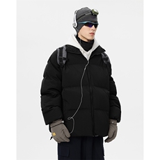 冬季新款棉服基础简约纯色款棉衣休闲百搭外套D2200-TP35不，男装棉衣，电商A102