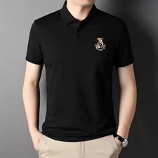 POLO衫男士短袖t恤翻领2023夏季新款潮牌休闲商务男装上衣，男装T恤，电商B212（原钱塘6029）