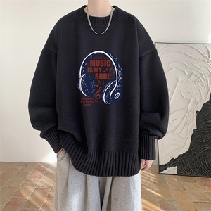半高领毛衣男大码胖子针织衫毛线衣 M18422-P45 加绒款-P65图片