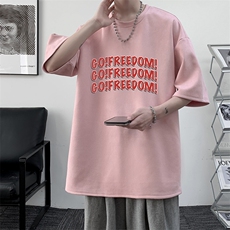 麂皮绒短袖t恤男大码半袖男大皂风JD82338-P25，男装T恤，电商A040