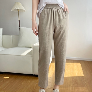 2024秋季新款超舒适萝卜小脚裤休闲百搭,女装休闲裤,优麦羊绒（原洪叶羊绒）