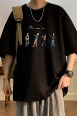 麂皮绒短袖t恤男大码半袖男JD82043-P25，男装T恤，电商A040