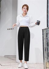 秋季卫裤两粒扣，女装休闲裤，LC裤子