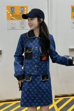 2023秋装新款牛仔套裙两件套B191-1155-P155-K208，女装套装/套裙，浙宝210（原浙宝191）