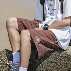 休闲短裤男士韩版潮流印花帅宽松2024夏季新款ins五分裤K5426-P29，男装牛仔裤，星座412-2