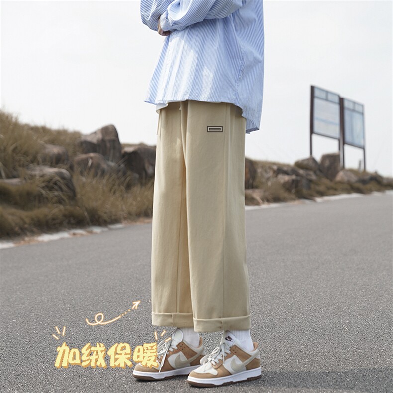 运动长裤子纯色休闲裤卫裤春秋新款百搭垂顺K631-特批38图片