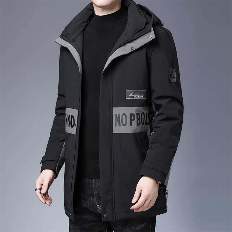 连帽21新款冬装羽绒服男士时尚休闲冬季保暖外套KCN20668-5-P280,男装羽绒服,电商B212（原钱塘6029）
