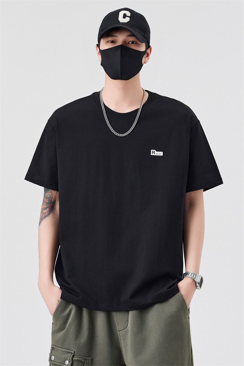 男士短袖T恤夏季新款时尚百搭休闲运动圆领半袖上衣T2202-P38控69,男装T恤,电商A237