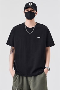 男士短袖T恤夏季新款时尚百搭休闲运动圆领半袖上衣T2202-P38控69图片