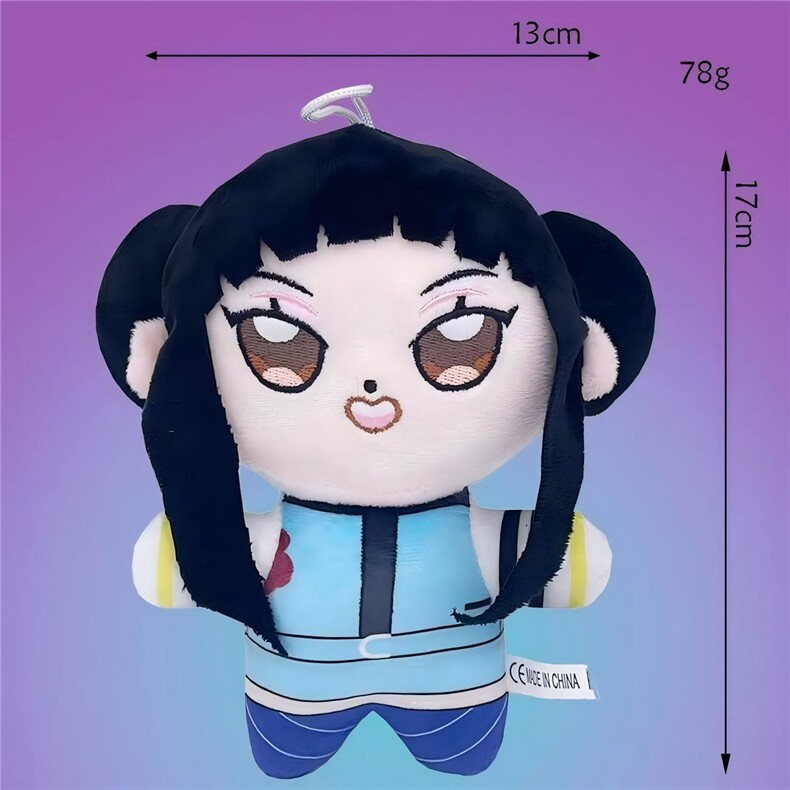 魔女军团Q版黑发女娃，侠姐毛绒玩具厂
