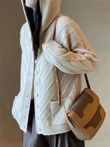 女士开衫长袖外套休闲图片