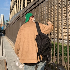 W03-P45春季2025年新款外套男潮流运动春秋夹克ins潮牌港风，男装夹克，电商B323A