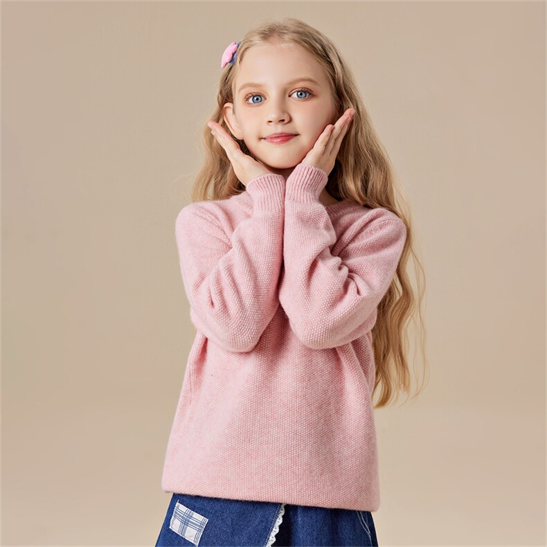 男女通用长袖套头儿童加厚，童装儿童羊绒衫，六一童装