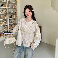 新品~~重工刺绣风短款外套W672P195K318，女装短外套，2C209