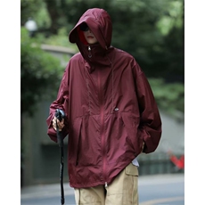防晒衣男冰丝夏季山系户外机能连帽冲锋衣外套宽松防晒服FS84-P40，男装夹克，星座1008