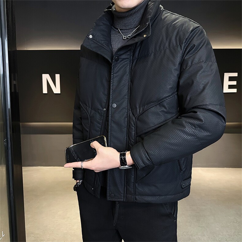 标50绒店主风男士立领皮羽绒服保暖外套5856-P235(控券后318),男装羽绒服,电商B328