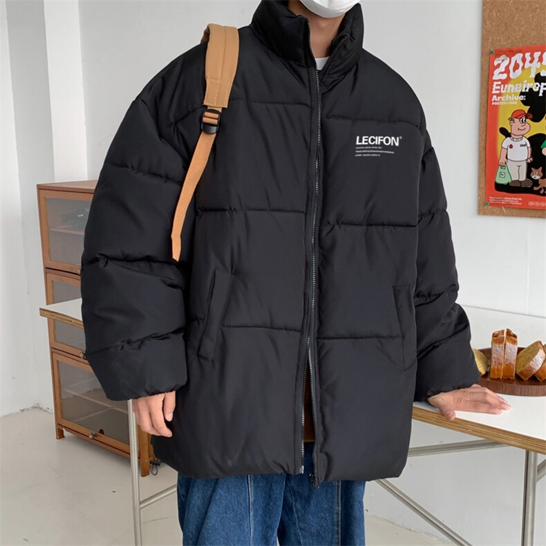 港风三防小牛津覆膜光板棉衣棉服棉袄面包服量大有差1601C-P40,男装棉衣,星座207