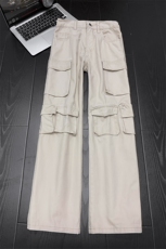 B221美式ins高街洗褪多口袋工装休闲牛仔裤LK26646-特P60控108，男装牛仔裤，电商B221