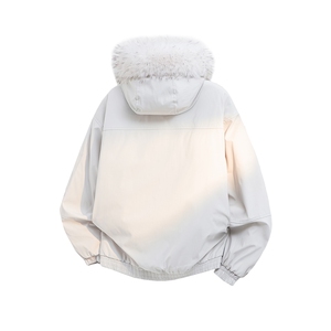 毛领连帽工装派克棉服 M056 P80图片