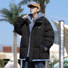 冬季假两件棉服棉袄2023新款加厚学生面包棉衣情侣外套W6207-P90，男装棉衣，星座512-2