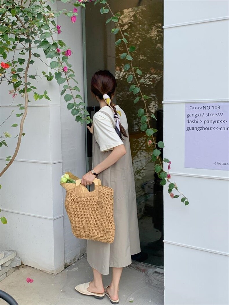 现货韩版休闲背带裙，其它，汐美