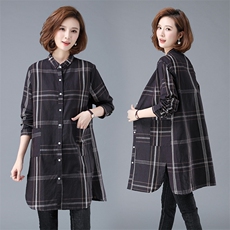 2021春秋款格子连衣裙舒适百搭潮流时髦修身显瘦，女装连衣裙，小林双子