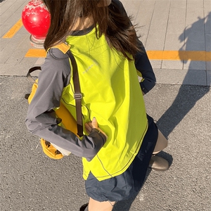 现货 原版做法 对色 带防嗮凉感吊牌 拼接速干长袖男女 A696-P45图片