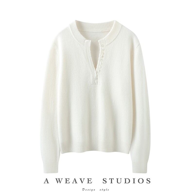 2025年秋季时尚百搭通勤简约休闲，女装羊绒衫，织纯羊绒