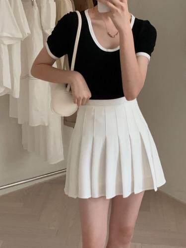 百褶裙，女装，嫒可儿