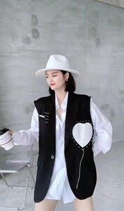 欧洲站欧货潮西装马甲女2021新款宽松百搭气质图片