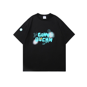 外27-2GANYOU240g活力字母印花T恤TX26-P40图片