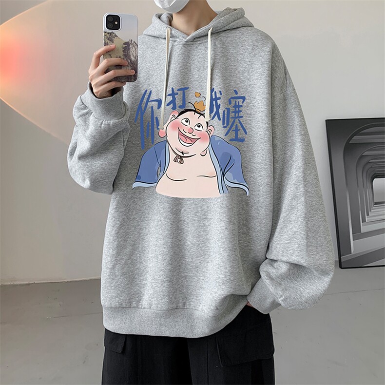 连帽卫衣男大码胖子帽衫大号运动服WY2437-P35,男装卫衣,电商A040