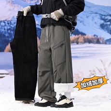 加绒加厚滑雪裤三防单板双板休闲裤重磅裤子A014-DY25558-特P60，男装卫衣，电商A014