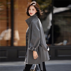 2025新款秋装时尚潮流百搭短款风衣，女装风衣，姿萝菲