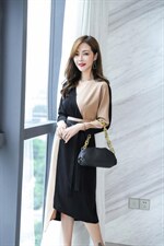 秋冬连衣裙，女装连衣裙，EE